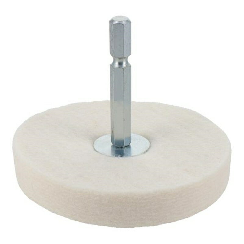 H&H 六角軸軸付ステンレス鏡面仕上用布バフ 75mm 三共コーポレーション HFE6-75