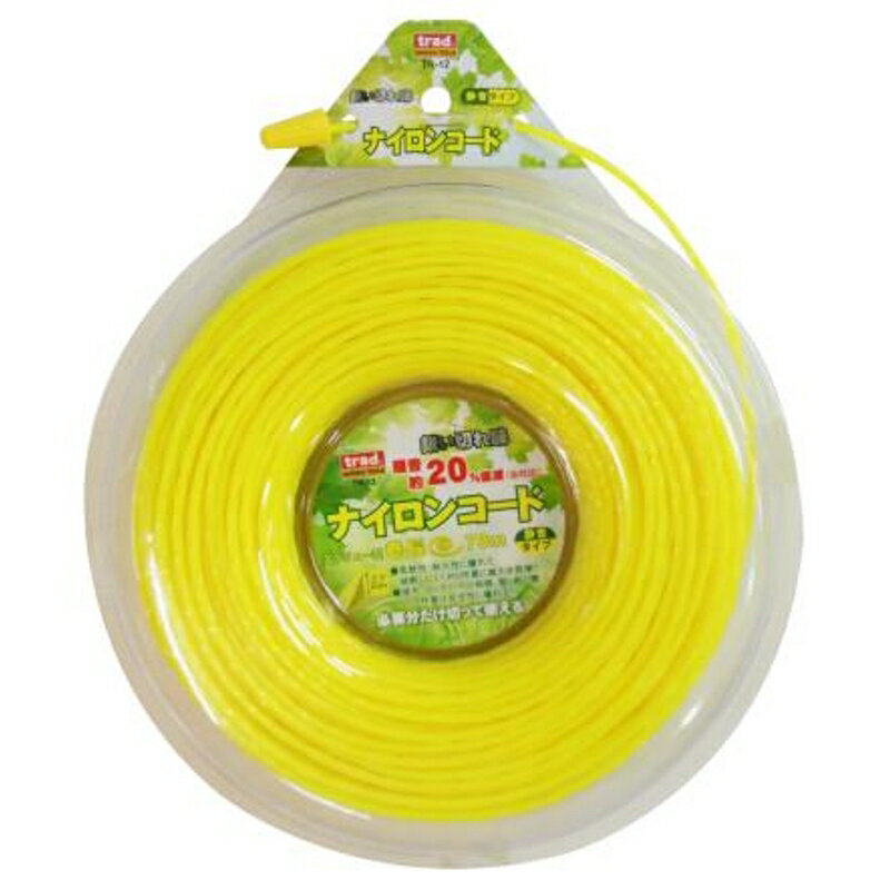 trad ナイロンコード スクリュー型2.7mm 70m 三共コーポレーション TN-12