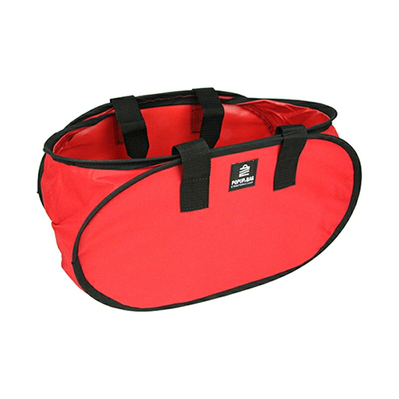 新形状のポップアップバックです。■■■用途■■■道具、工具の持ち運び、収納。■■■機能・特徴■■■ワイヤーで自立し、使わない時はコンパクトにたためます。■■■仕様■■■●色：レッド。●サイズ：幅430×奥行230×高さ255mm。●収納容量：5kgまで。■■■注意事項■■■用途以外には使用しないでください。合成繊維製品ですので、火気・薬品等に近づけないでください。尖った物や刃物をそのまま入れると、バックが破れますので、刃先をカバーしてから収納してください。商品説明■■■用途■■■道具、工具の持ち運び、収納。■■■機能・特徴■■■ワイヤーで自立し、使わない時はコンパクトにたためます。■■■仕様■■■●色：レッド。●サイズ：幅430×奥行230×高さ255mm。●収納容量：5kgまで。■■■注意事項■■■用途以外には使用しないでください。合成繊維製品ですので、火気・薬品等に近づけないでください。尖った物や刃物をそのまま入れると、バックが破れますので、刃先をカバーしてから収納してください。■■■商品サイズ(幅×高さ×奥行)■■■約430×250×280■■■材質■■■●合成繊維。 ※ページ記載の内容については予告なく変更する場合があります。ご了承下さい。