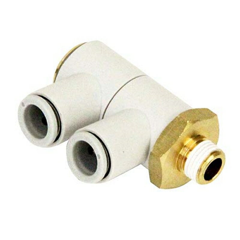 W管継手 WユニバーサルL SK11 KQ2VD08-01AS 藤原産業