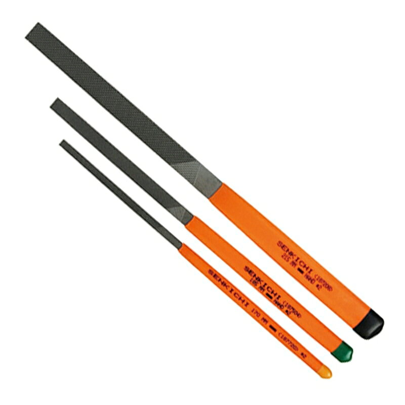 細工用ヤスリセット3本組です。■■■用途■■■細工用やすりセット。■■■機能・特徴■■■鉄を中心とする金属の小さな細工に使用します。■■■仕様■■■●3本組。●全長：215・185・170mm。●日本製。■■■注意事項■■■ヤスリ本体にカケ・ヒビ・ワレ・亀裂がないことを確認してください。逆方向に使用すると目を傷めて寿命を短くします。ヤスリをハンマー代りに使用して加工物を叩かないでください。 メール便対応商品です。◆追跡サービス◆　差し出しからお届けまでの配送状況をご確認頂けます。◆配達方法◆　宅配便：対面受渡もしくは宅配ボックス等となります。　メール便：お届け先の郵便受けに配達致します。◆配達日◆　宅配便：日曜・祝日等でも配達可能です。　メール便：日曜・祝日は原則配達されません。◆お届けまでの日数◆　宅配便：おおむね発送日から1～2日前後でお届け致します。　メール便：おおむね発送日から2～5日前後でお届け致します。　但し、お届け先が遠方の場合や離島などの一部地域の場合など、　さらに数日要する場合が御座います。　お急ぎの場合は宅配便をご利用下さい。※メール便注意事項※■郵便受けに配達されるため代金引換はご利用頂けません。■翌日配送サービスには対応しておりません。また、配達日時指定も出来ません。■メール便対応商品を複数ご購入頂いた場合や、メール便対応外商品と同梱での発送の場合、　宅配便で発送する場合が御座いますので、予めご了承下さい。※メール便の場合の返品交換について※■配達中の商品破損、紛失があった場合でも保証、交換等は対応致しかねます。万が一、ご購入商品と違った商品が届いた場合には交換対応させて頂きます。商品説明■■■用途■■■細工用やすりセット。■■■機能・特徴■■■鉄を中心とする金属の小さな細工に使用します。■■■仕様■■■●3本組。●全長：215・185・170mm。●日本製。■■■注意事項■■■ヤスリ本体にカケ・ヒビ・ワレ・亀裂がないことを確認してください。逆方向に使用すると目を傷めて寿命を短くします。ヤスリをハンマー代りに使用して加工物を叩かないでください。■■■セット内容付属品■■■●セット内容：平3本組。■■■その他■■■折れる恐れがありますので、ヤスリをテコ代りに使用しないでください。作業時には、手袋、作業メガネなどの着用をお勧めします。※ページ記載の内容については予告なく変更する場合があります。ご了承下さい。商品・パッケージは予告なく仕様変更する場合があります。