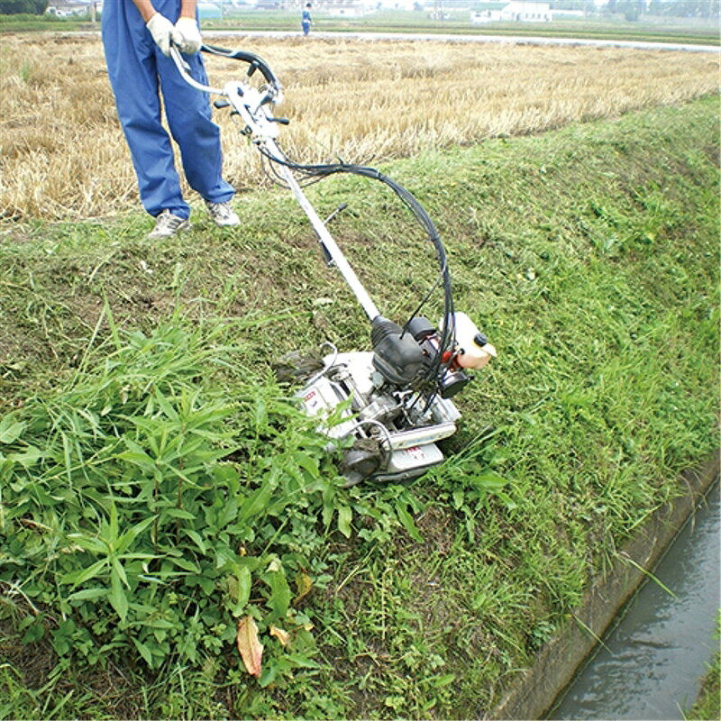 雑貨&カー用品 アーティクルの自走式傾斜地草刈機用替刃純正 セフティ-3 SSP-260 4ホンセット 藤原産業｜アングル3