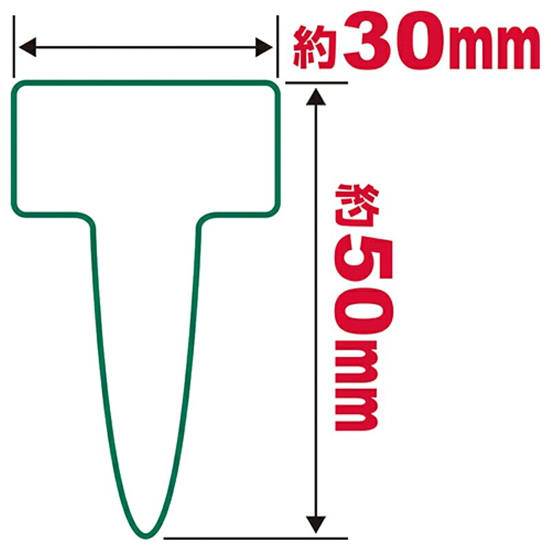 園芸用ラベル T型100枚入 セフティ-3 ショウ 藤原産業