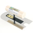 ステン仕上鏝先丸アンカー対応 緑長 148mm0.3テンバコテ 藤原産業