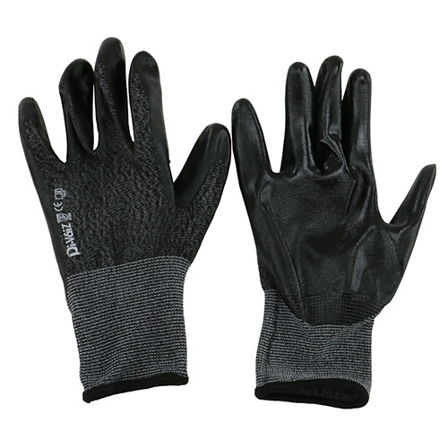 NBRカバーリング手袋黒グレ 2020AZ-159-S DIVAIZ DIY 工具 業務 産業用 制服 作業服 作業用手袋 背抜き手袋 CUC 62422