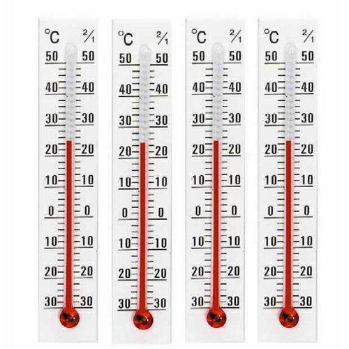 温度計タテ4本セット DP-7S4 DIY 工具 道具 計測 検査 温湿度計 温度計 クレセル 80660
