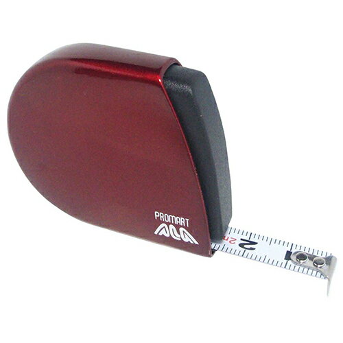 ALA 2Mスチールテープ ASK0820R プロマート DIY 工具 道具 計測 検査 メジャー 距離測定 巻尺 コンベックス 原度器 04901