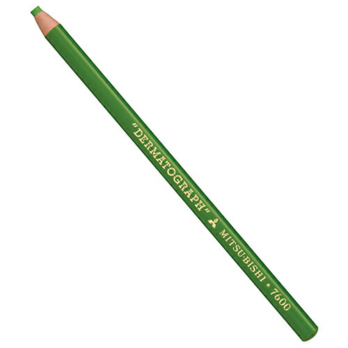 油性ダーマト黄緑 K7600.5 UNI DIY 工具 道具 計測 検査 墨つぼ チョーク 墨差し 三菱鉛筆 17445