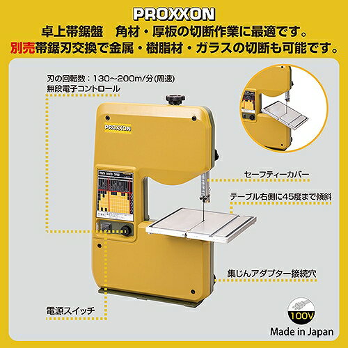 ミニバンドソウ プロクソン No. キソパワーツール 28170 DIY 工具 電動工具