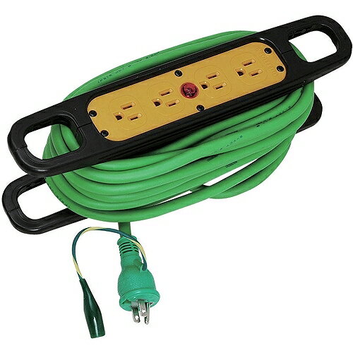 ハンドリール 15A×10M HR-E104 G 日動工業 01179 DIY 工具 電動工具 コードリール 延長コード