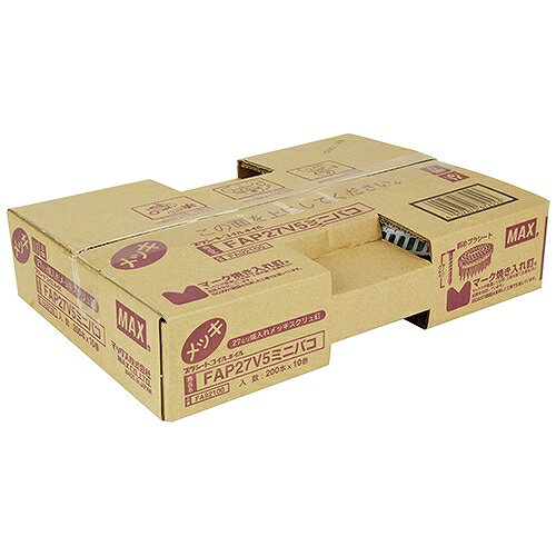 PS連結釘 10巻入 FAP27V5 ミニハコ MAX 67255 DIY 工具 電動工具 エアーツール 釘打機