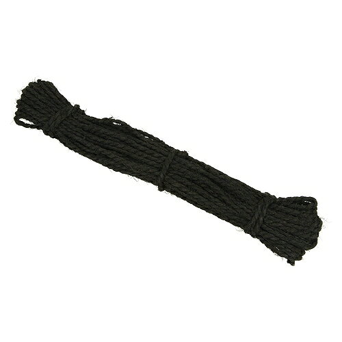 ヘッダ付棕梠カタ縄NO．6黒 3MMX20M タカショー 50106 DIY 工具 農業資材 結束バンド