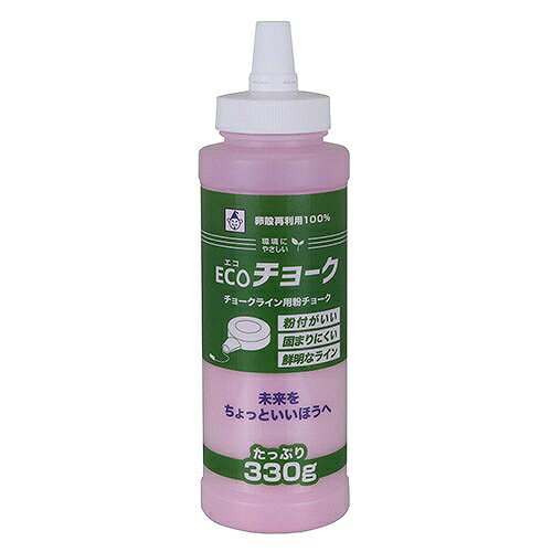 ECOチョーク 赤 アカ 330g たくみ 02264 DIY 工具 計測 検査 墨つぼ チョーク 墨差し