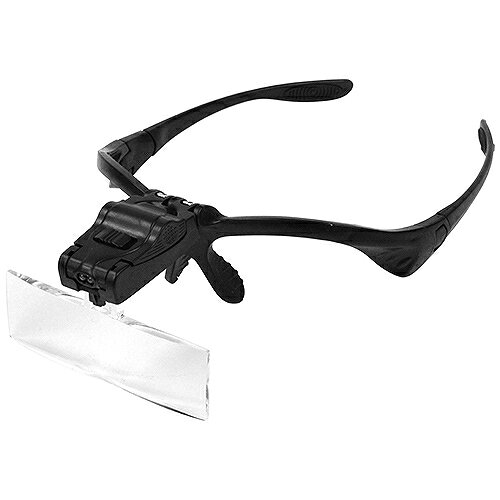 Magnifying Glasses - メガネ型ルーペライト付 HD-002 TSK 10030 DIY 工具 計測 検査 光学機器 ルーペ 拡大鏡