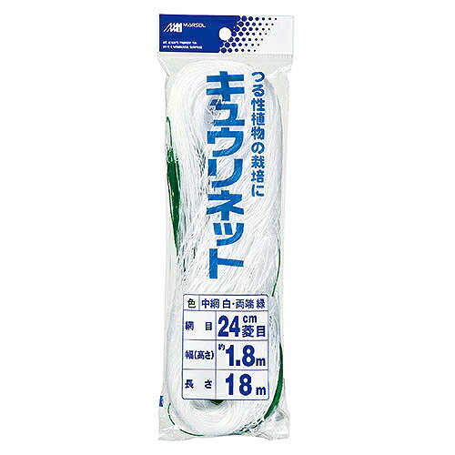 キャッチコピー家庭菜園にピッタリサイズです。用途家庭菜園向けつる栽培ネット。特徴家庭菜園向けのミニサイズです。商品説明キャッチコピー家庭菜園にピッタリサイズです。用途家庭菜園向けつる栽培ネット。特徴家庭菜園向けのミニサイズです。仕様●サイズ：1.8m×18m。●色：白。●目合：24cm菱目。材質●ポリエチレン。JANコード：4989156009012メーカー名：日本マタイ商品名：00901 ヘッダー付キュウリネット 24CMメ 1.8MX18M※ 商品・パッケージは予告なく仕様変更する場合があります。※ 掲載画像はすべてイメージです。予告なく変更する場合があります。