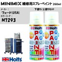 フォード(USA) M7293 RED CANDY 2 下塗り/上塗りセット MINIMIX スプレー 260ml 調合塗料 車 塗装 補修 holts ホルツ