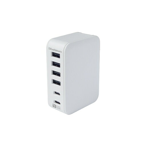 AC USBA4+C2 6A 自動識別 リバーシブル USB-A 4ポート Type-C 2ポート 6ポート合計最大DC5V 6A 100V~240V対応 カシムラ AC-038 AC USBA4+C2 6A 自動識別 リバーシブル USB-A 4ポート Type-C 2ポート 6ポート合計最大DC5V 6A 100V~240V対応 カシムラ AC-038
