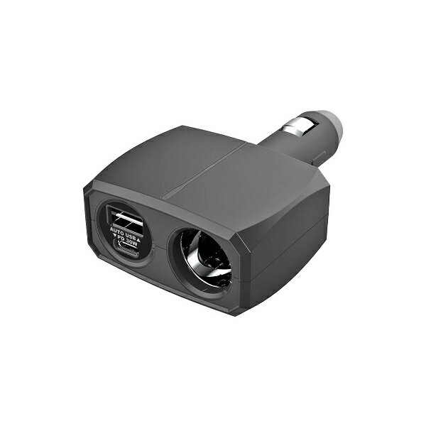 ダイレクトソケット PD30W / リバーシブルUSB自動判定 DCソケット 車内 車内電源 増設ソケット USB-A Type-C 24V対応 カシムラ KX-237