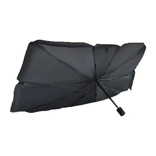 アンブレラシェードL サンシェード 黒 普通車 ミニバン UVカット 車中泊 レジャー 駐車 日除け 傘タイプ 強力反射 ブレイス BM-650