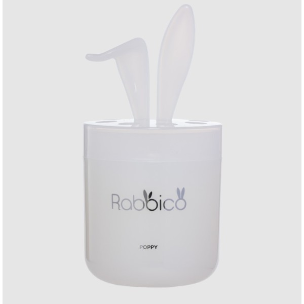 ラビッコホワイトエル ホワイトムスク 車用 芳香剤 ホワイト うさぎ うさみみ ゲルタイプ フローラル フルーティー ダイヤケミカル 15671