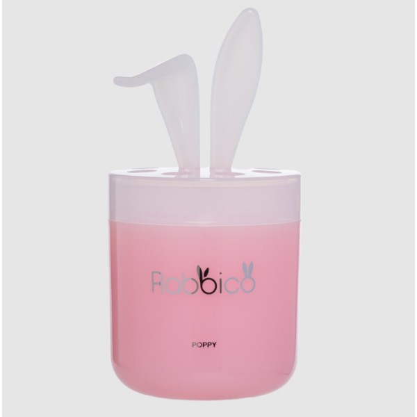 ラビッコホワイトエル エンジェルスノー 車用 芳香剤 ホワイト うさぎ うさみみ ゲルタイプ フローラル フルーティー ピンク ダイヤケミカル 15672...