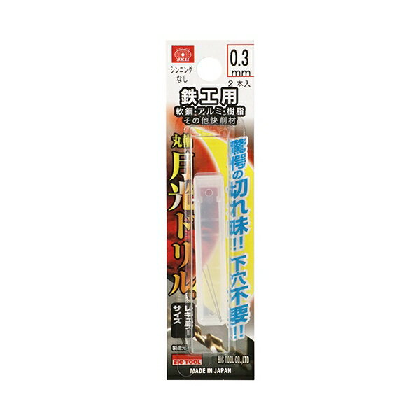 鉄工用月光ドリル 2本入 SK11 FSSGP2P0.3