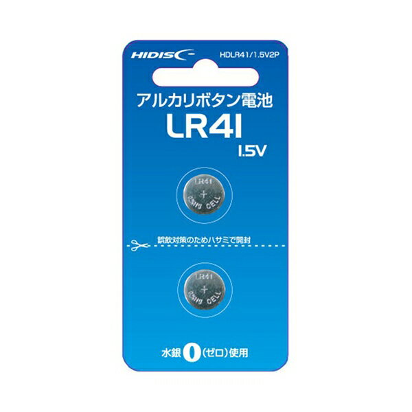 �ܥ�������LR41 HIDISC HDLR41/1.5V2P