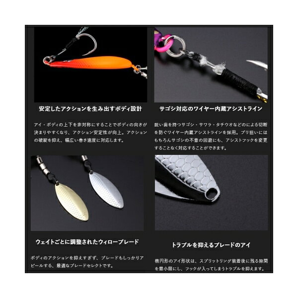 ビッグバッカー E-ブレード W 30g 超サゴシスパーク の商品画像2枚目