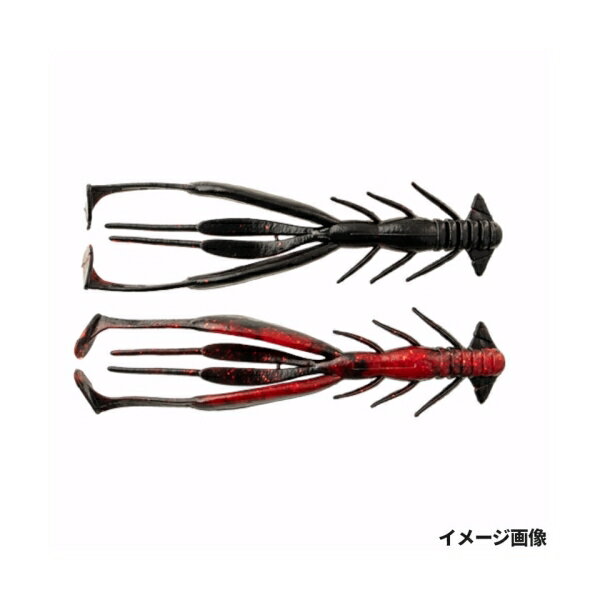 Jackall Breeca Jimmy Shrimp 3.8 inch Akahara Devil