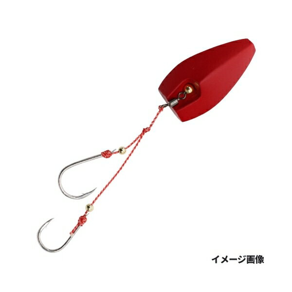 無双真鯛 貫撃遊動テンヤ 6号 12.マットレッド SE105 22664 ハヤブサ