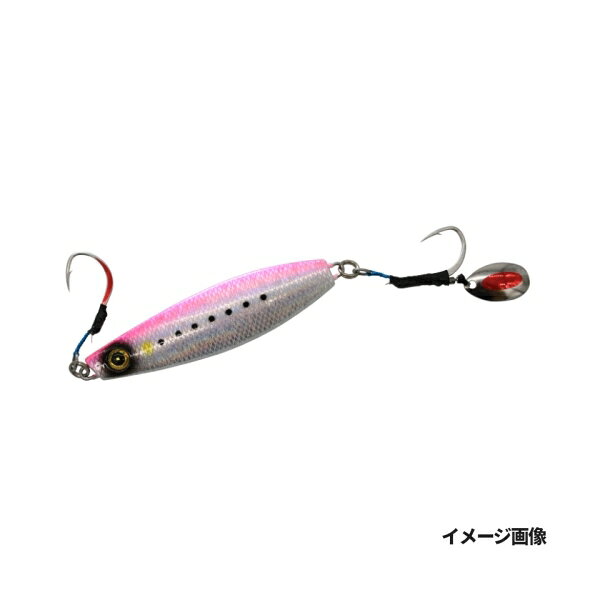 カンタン巻くだけブレードジグ ジャックアイ 船マキ 100g リアル魚鱗ピンクイワシ網目夜光