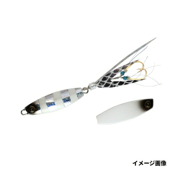 ジャックアイ豆クネクネ 3g シルバー青夜光ゼブラ/青夜光