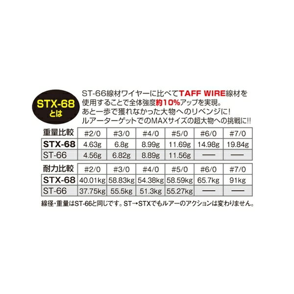 カルティバ STX-68 スティンガートリプルエクストラ 7/0 の商品画像3枚目