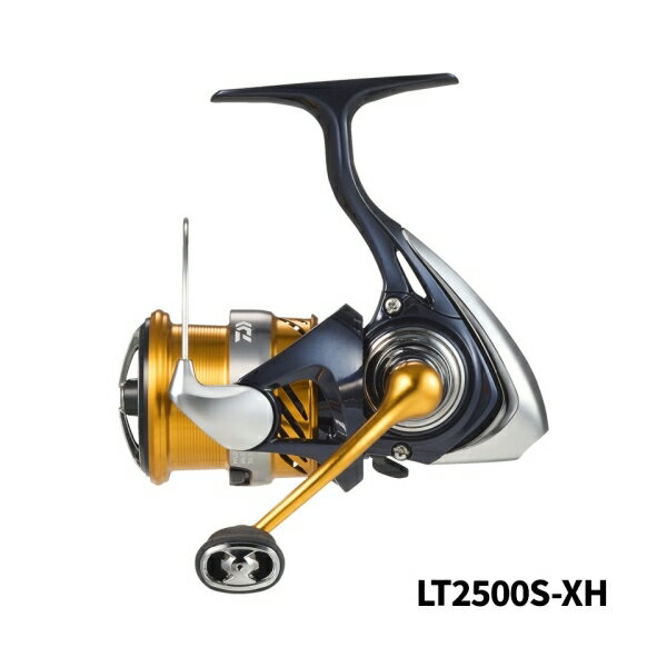 【LT2500S-XH】【対象魚目安】エギング、バスフィッシング、バーサタイルソルト域から淡水まで幅広く網羅できるバーサタイルモデル。ギア比や糸巻量、ハンドルで選べる2アイテム。LT2500S-XHはギア比6.2、ハンドル1回転87cmでルアーの回収速度が上がりテンポの速い釣りが可能。※糸巻量は目安であり、メーカー・アイテム・テンションにより異なります。※巻き取り長さはハンドル1回転あたりの長さです。サイズ： LT2500S-XHソルト対応/淡水専用： ソルト対応ギヤ比： 6.2自重： 210gベアリング数(本体)： 4ベアリング数(ローラー部)： 1ドラグ力： 最大 5kg糸巻量1： ナイロン 4lb-150m糸巻量2： PE 0.6号-200m巻上長： 87cm/ハンドル1回転スプール寸法： 径 45mmハンドル長さ： アーム 55mmハンドルノブ仕様： Iシェイプライトボディ素材： DS4ボディ構成： ボディ ボディカバーローター： DS4ギア素材： 亜鉛ダイカスト付属品： スプール位置調整ワッシャー商品説明