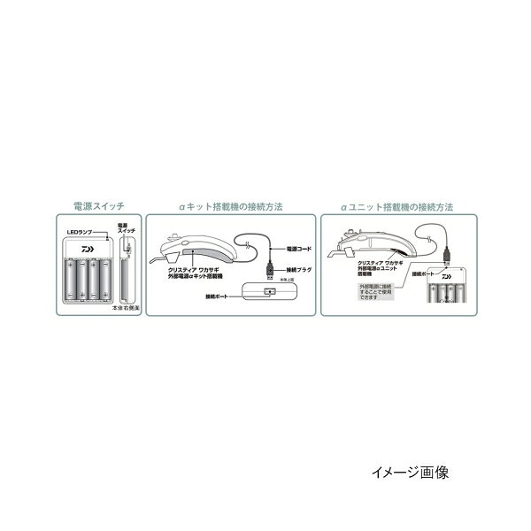 クリスティア ワカサギ 外部電源ボックス ブラック 03150 ダイワ articlestore-10222083 雑貨&カー用品 アーティクル サンプル画像2