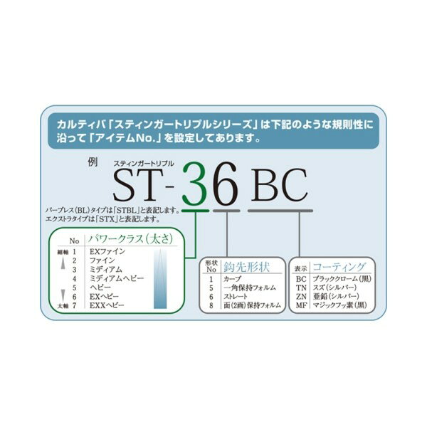 カルティバ STX-58 スティンガートリプルエクストラ #3/0 の商品画像3枚目