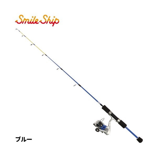 TAKAMIYA お手軽穴釣りセット スピニングタイプ 90cm CM-675 ブルー スマイルシップ 23796 タカミヤ
