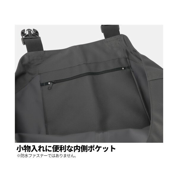 TAKAMIYA チェストハイウェーダー フェルトラバーソール 26.0cm ダークグレー L XO...