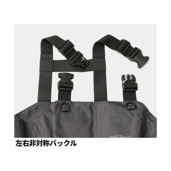 TAKAMIYA チェストハイウェーダー フェルトラバーソール 26.0cm ダークグレー L XO...