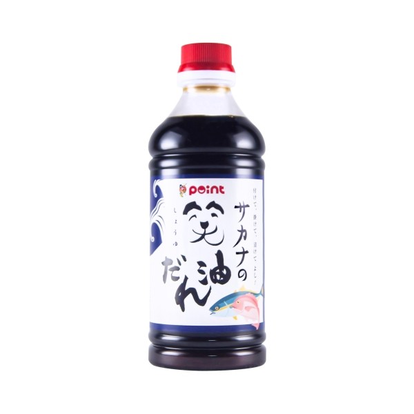 pointプロデュース 謹製 サカナの笑油だれ 500ml 醤油/しょうゆ 61052 宇佐美本店 articlestore-10238476 雑貨&カー用品 アーティクル パッケージ画像