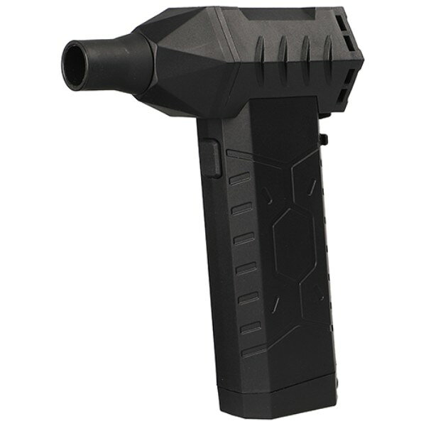 噴射力がさらに進化しました。現場の清掃や作業仕上げの異物飛ばし。■商品説明噴射力がさらに進化しました。現場の清掃や作業仕上げの異物飛ばし。4段階のモード切替で、最大時は120000回転、60m/sの大風量噴射ができます。専用充電池を内蔵しています。付属のシリコンノズルで送風範囲を絞れます。中華人民共和国■商品仕様●最大120000回転・60m/s・10分連続噴射。●本体サイズ：約幅422X高さ138X奥行811mm。●本体重量：約275g。●リチウムイオンバッテリー：7.4V・2500mAh。●充電時間：約2時間。●電池寿命：充放電約500回。●樹脂。●ブロワーヘッド、シリコンノズル、Type-Cケーブル、ストラップ。■注意事項激しい噴水流や水没には対応しておりません。後方のファンより異物を吸い込むと故障の原因となります。 こちらの商品はメール便対応商品です!!■配達方法メール便をご選択された場合は【ゆうパケットパフ】にて発送させていただきます。■お届けまでの日数メール便【ゆうパケットパフ】は通常郵便物同様の配達日数がかかります。配送地域によって発送日より1日～5日前後で配達されます。お急ぎの場合は宅配便をご利用ください。※日曜・祝日は原則配達されません。■追跡サービス発送完了後に当店よりメールにてお問合せ番号をご連絡させていただきます。但し、メール便【ゆうパケットパフ】の追跡サービスは「差出郵便局→配達郵便局→お届け完了」のタイミングでのみお荷物状況が更新されます。■メール便【ゆうパケットパフ】注意事項対面配達原則不可、玄関前置き配or郵便受けでのお届けとなります。オートロック等で玄関前まで到達できず、郵便受けにも入らない場合のみ不在票が投函されお客様ご依頼後の再配達(対面)となります。簡易梱包となるため輸送中に外箱が凹んでしまったりする可能性がございます。配送時の商品破損、紛失があった場合でも保証・交換等は対応致しかねます。※ご注文確認画面にてメール便をご選択された場合は上記注意事項に同意されたものとしてご対応させていただきますので予めご了承ください。商品説明※ 商品・パッケージは予告なく仕様変更する場合があります。※ 掲載画像はすべてイメージです。予告なく変更する場合があります。
