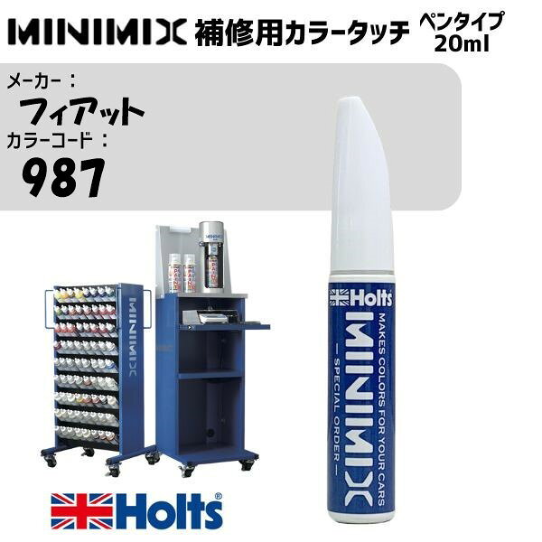 フィアット 987 ナヴォナグレー MINIMIX カラータッチ 20ml 調合塗料 車 塗装 補修 holts ホルツ