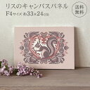 インテリアパネル リス キャンバス 【送料無料】 インテリア 絵画調 キャンバスプリント デジタル油絵 油絵 絵 絵画 アートパネル アートボード ファブリックパネル ウォールデコ 壁掛け 日本製 プレゼント 壁掛け パネル かわいい センスがいい おしゃれ りす 栗鼠