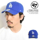 '47 フォーティーセブン Dodgers Heritage ’47 CLEAN UP Royal メンズ キャップ ローキャップ ドジャース クリーンナップ 送料無料 ストリート(4)