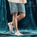 【お取り寄せ 30%OFF SALE セール】 ANGENEHM アンゲネーム Airy yarn wide herringbone shorts メンズ ショ...