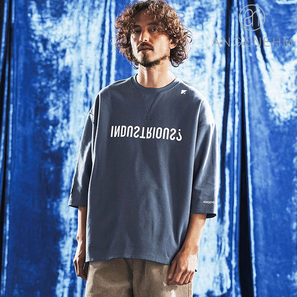 2026 春夏 先行予約 7月上旬～中旬入荷予定 ANGENEHM アンゲネーム Interlock Fabric 3/4 Sleeve T-shirt メンズ Tシャツ 送料無料 キャンセル不可