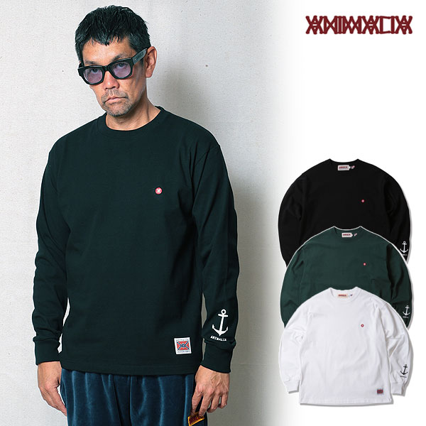 ANIMALIA アニマリア AC LOGO USA cotton L/S TEE : ANCHOR メンズ Tシャツ 送料無料