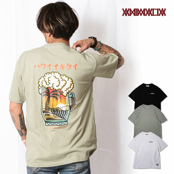 楽天ARTIF30％OFF SALE セール ANIMALIA アニマリア I'd like to go to Hawaii メンズ Tシャツ 送料無料