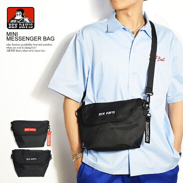 BEN DAVIS ベンデイビス MINI MESSENGER BAG メンズ メッセンジャーバッグ ショルダーバッグ バッグ 鞄 カバン おしゃれ かっこいい カジュアル ファッション ストリート bendavis ベンデービス