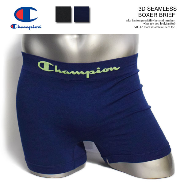 CHAMPION チャンピオン 3D SEAMLESS BOXER BRIEF メンズ ボクサーブリーフ ボクサーパンツ ショーツ アンダーウェア 吸汗速乾 抗菌防臭 おしゃれ かっこいい カジュアル ファッション ストリート champion